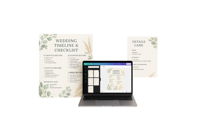 "Complete Wedding Template & Planning Tools Bundle"